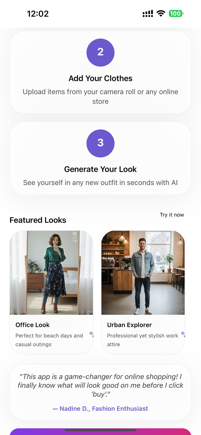 Step 2 - Add Your Clothes